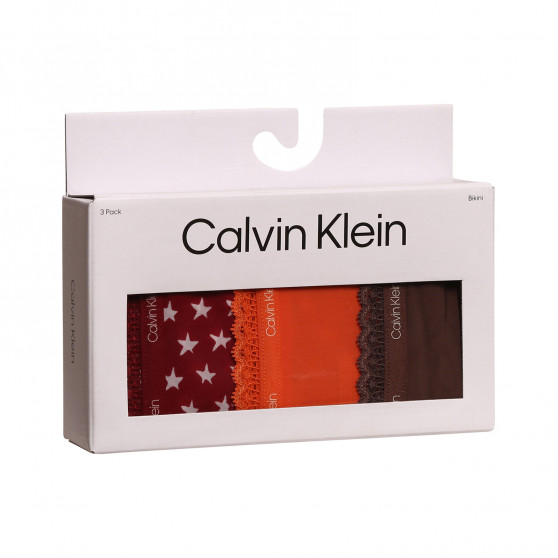 3PACK dámské kalhotky Calvin Klein vícebarevné (QD3804E-65K)