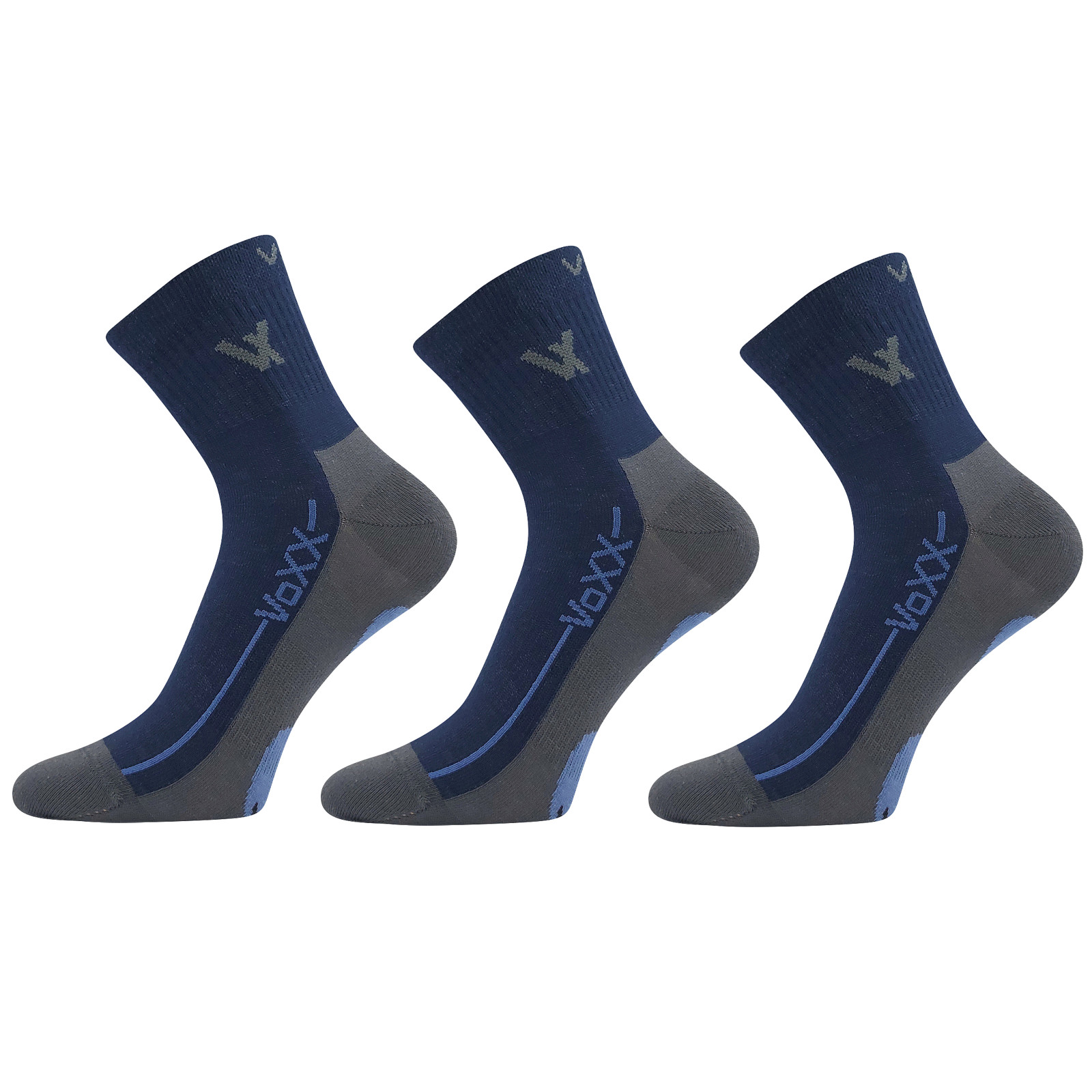 E-shop 3PACK ponožky VoXX tmavě modré