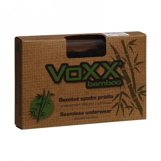 Pánské boxerky VoXX bezešvé bambusové černé (BS030)