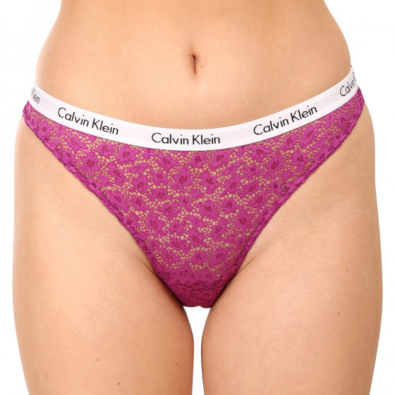 3PACK dámské kalhotky brazilky Calvin Klein vícebarevné (QD3925E-6Q2)
