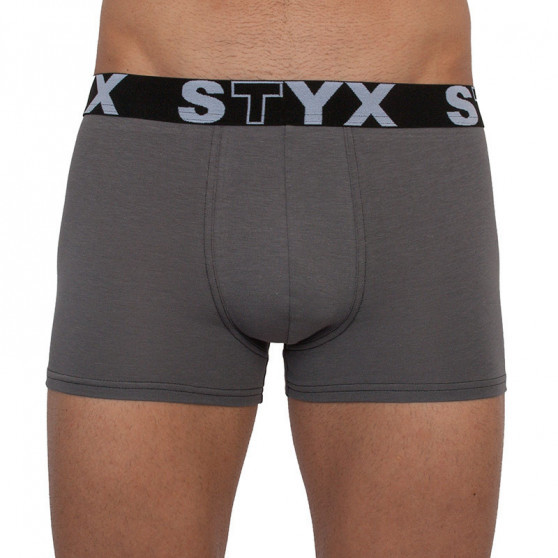 3PACK pánské boxerky Styx sportovní guma nadrozměr vícebarevné (R96706369)