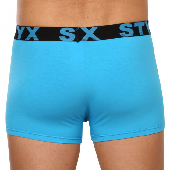 3PACK pánské boxerky Styx sportovní guma nadrozměr vícebarevné (R96706369)