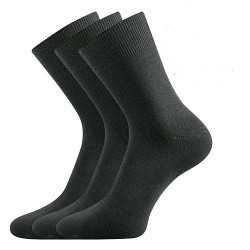 3PACK ponožky Lonka bambusové tmavě šedé (Badon-a)