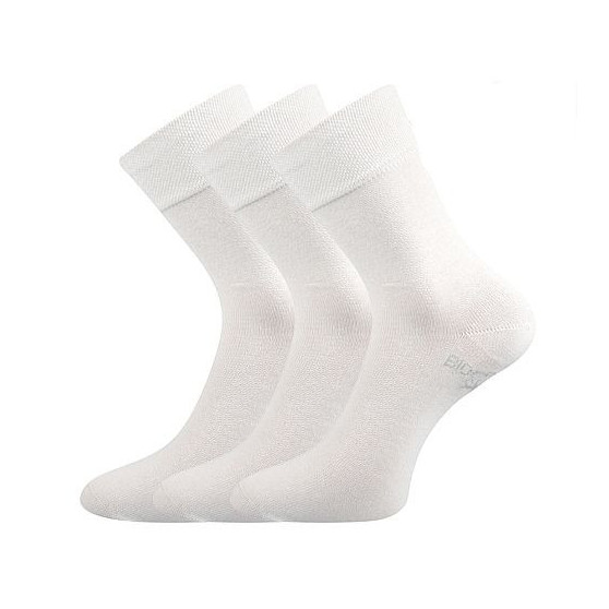 3PACK ponožky Lonka bílé (Bioban)