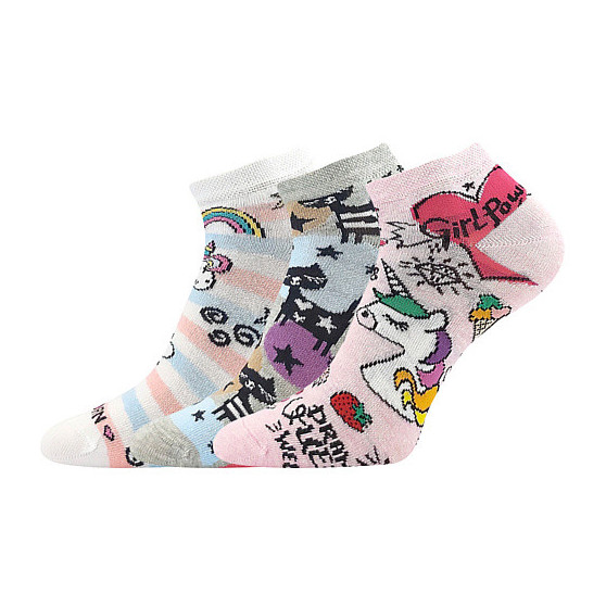 3PACK dětské ponožky Lonka vícebarevné (Dedonik - Mix F)