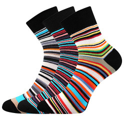 3PACK ponožky BOMA vysoké vícebarevné (Jana 53)