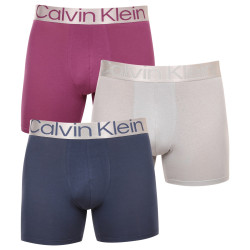 3PACK pánské boxerky Calvin Klein vícebarevné (NB3131A-C7Y)