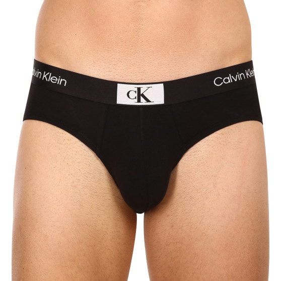 3PACK pánské slipy Calvin Klein černé (NB3527A-UB1)