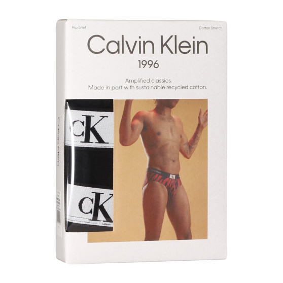 3PACK pánské slipy Calvin Klein černé (NB3527A-UB1)
