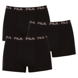 3PACK pánské boxerky Fila černé (FU5004/3-200)