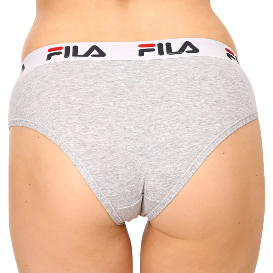 2PACK dámské kalhotky Fila šedé (FU6043/2-400)