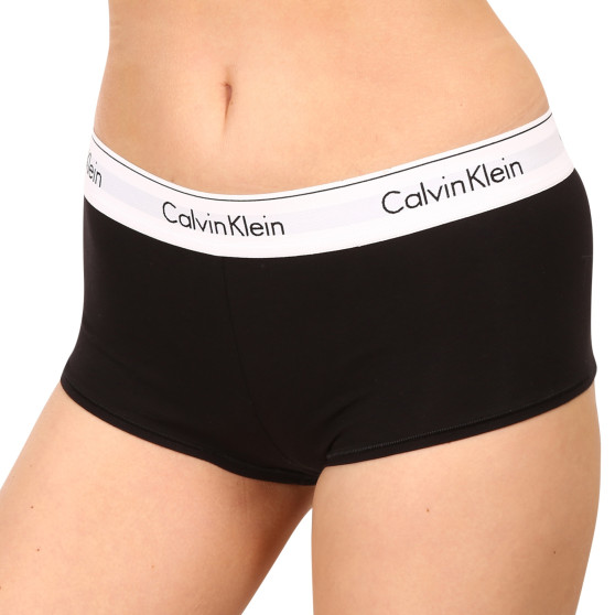 Dámské kalhotky s nohavičkou Calvin Klein černé (F3788E-001)