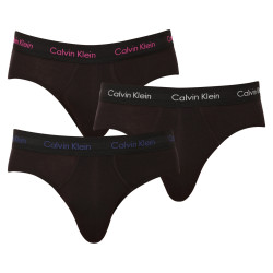 3PACK pánské slipy Calvin Klein černé (U2661G-CAQ)