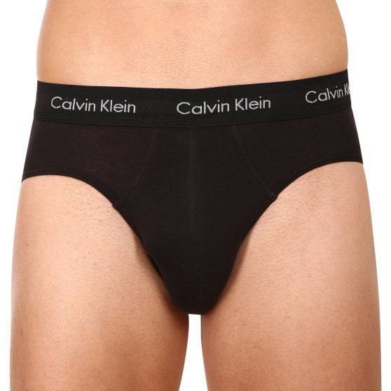 3PACK pánské slipy Calvin Klein černé (U2661G-CAQ)