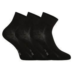 3PACK ponožky Gino bambusové černé (82004)
