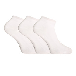 3PACK ponožky Gino bambusové bílé (82005)
