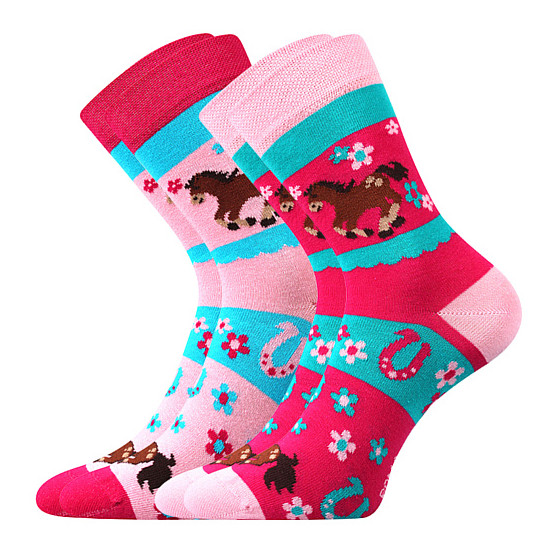2PACK dětské ponožky Boma vícebarevné (Horsik)