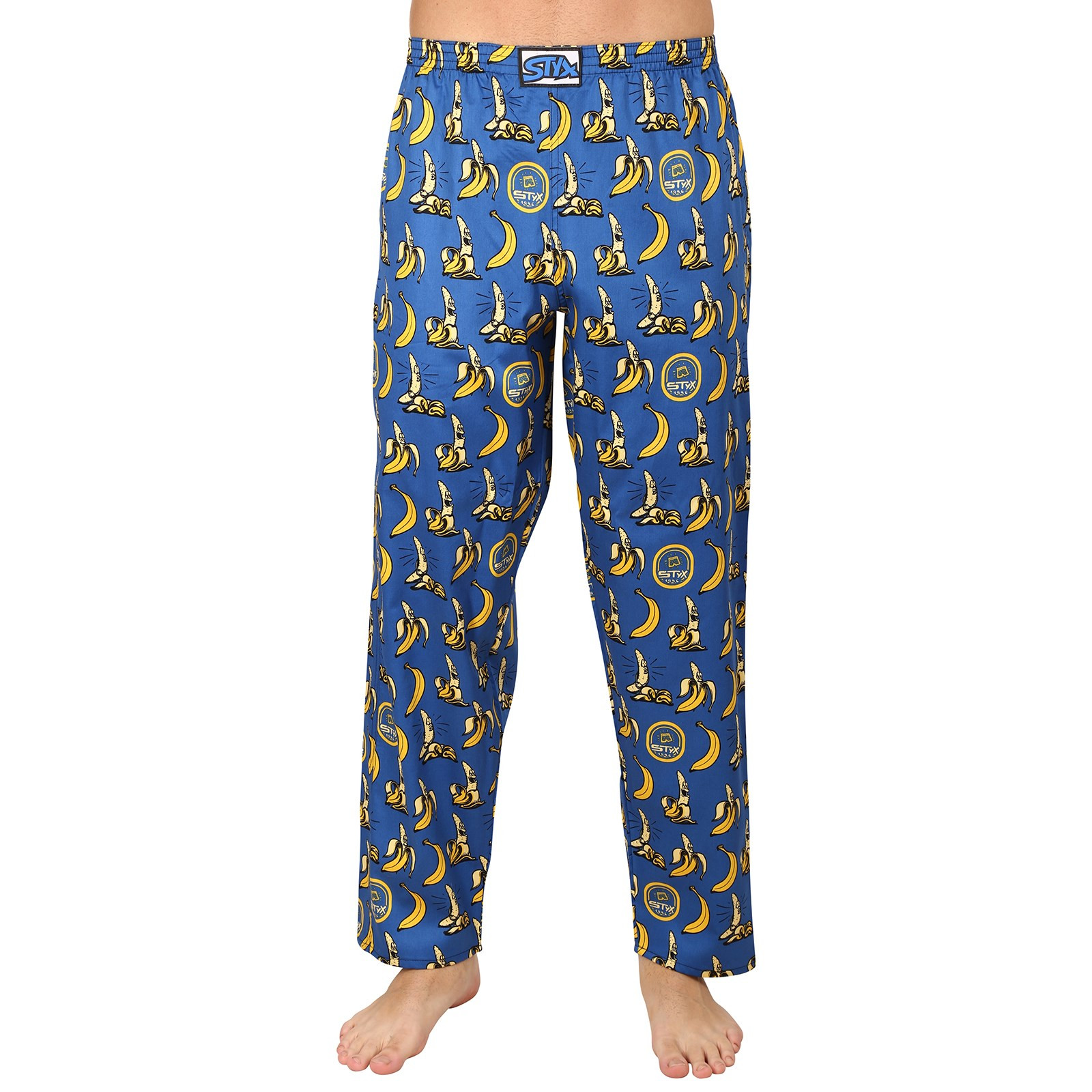 E-shop Pánské kalhoty na spaní Styx banány