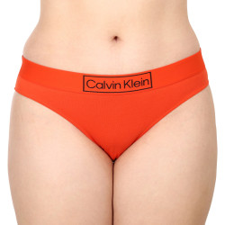 Dámské kalhotky Calvin Klein nadrozměr oranžové (QF6824E-3CI)