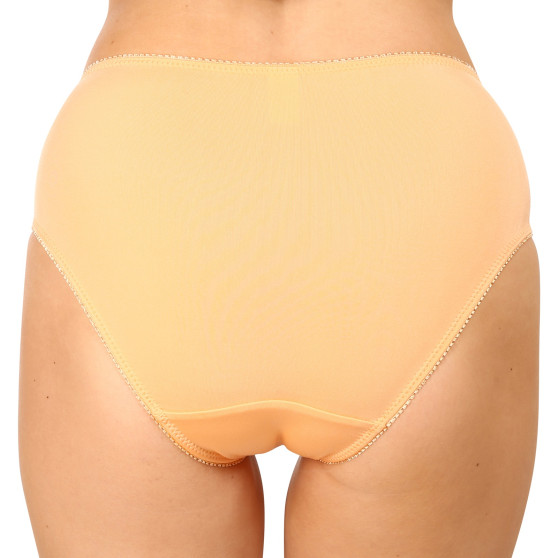 Dámské kalhotky Gina oranžové s krajkou (10120)