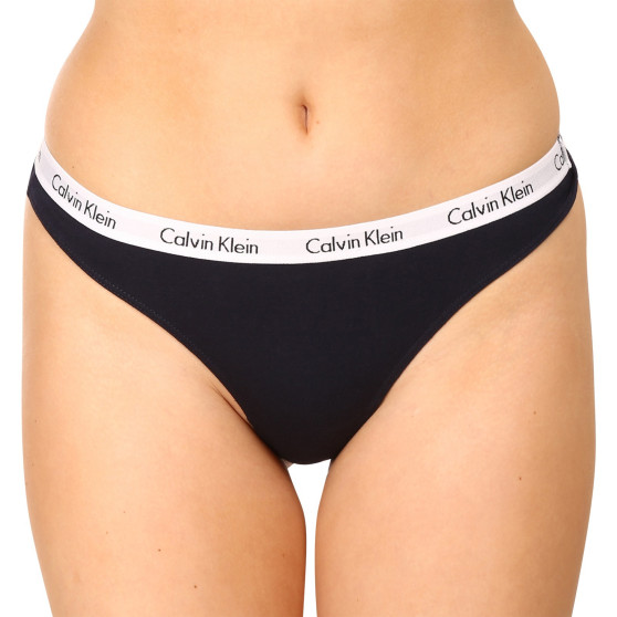 5PACK dámská tanga Calvin Klein vícebarevná (QD3585E-E6T)