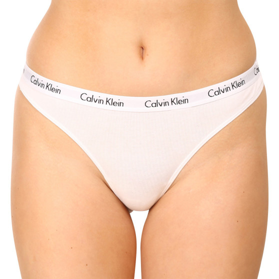 5PACK dámská tanga Calvin Klein vícebarevná (QD3585E-E6T)
