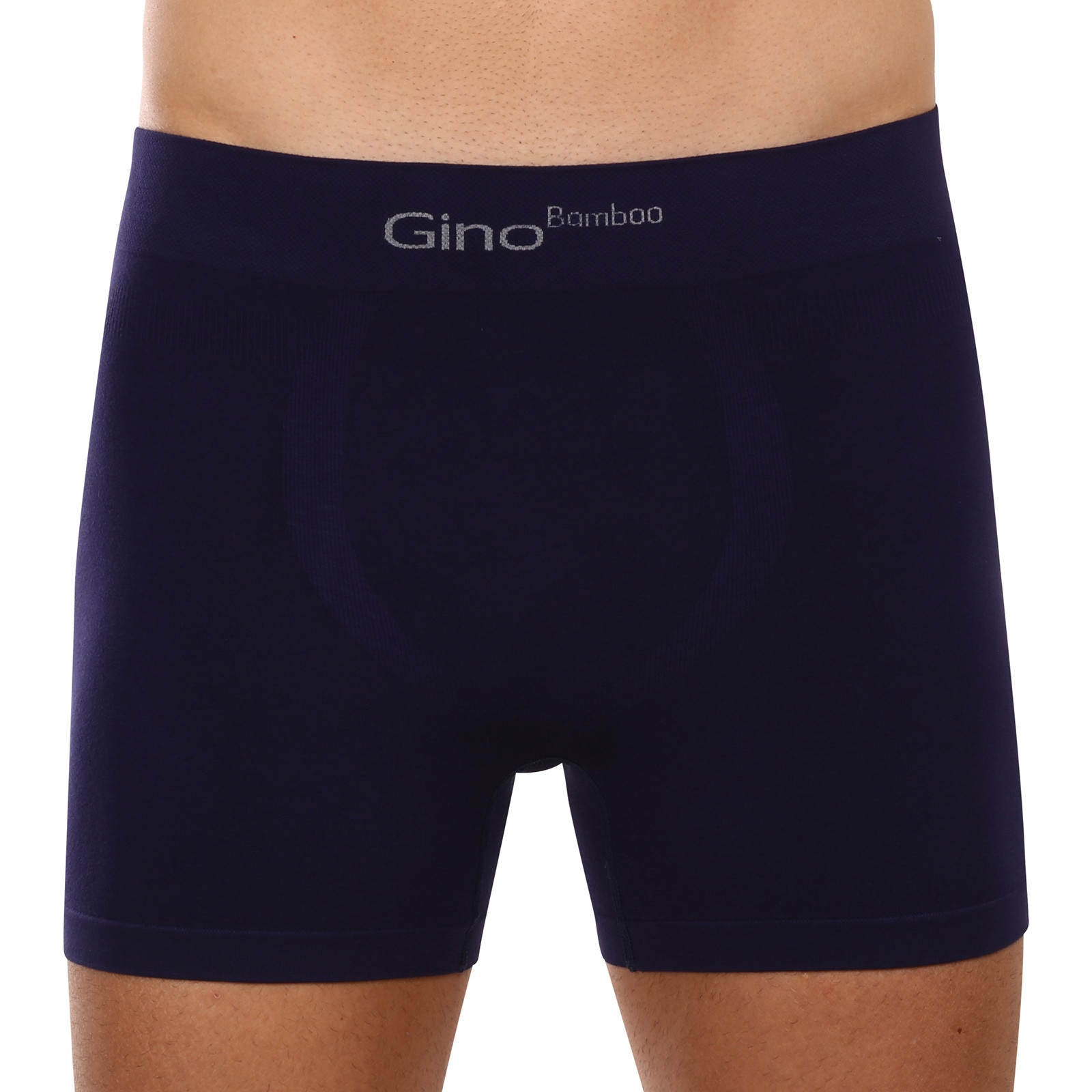 E-shop Pánské boxerky Gino bezešvé bambusové modré