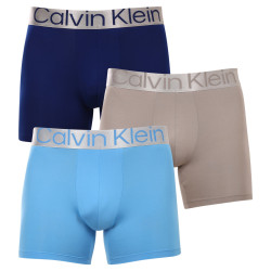 3PACK pánské boxerky Calvin Klein vícebarevné (NB3075A-C7T)