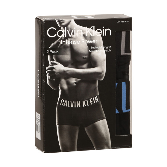 2PACK pánské boxerky Calvin Klein černé (NB2599A-C2H)