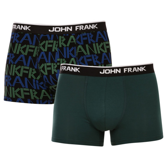 2PACK pánské boxerky John Frank vícebarevné (JF2BTORA01)