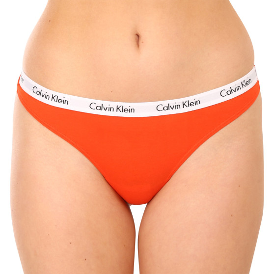 5PACK dámská tanga Calvin Klein vícebarevná (QD3585E-BNG)