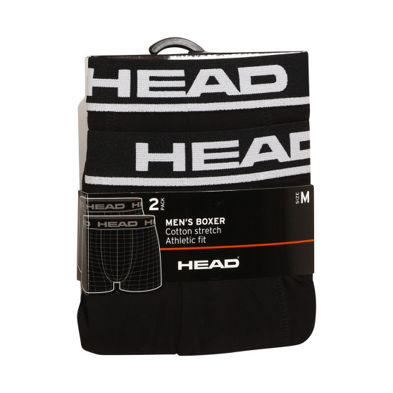 2PACK pánské boxerky HEAD černé (701202741 005)