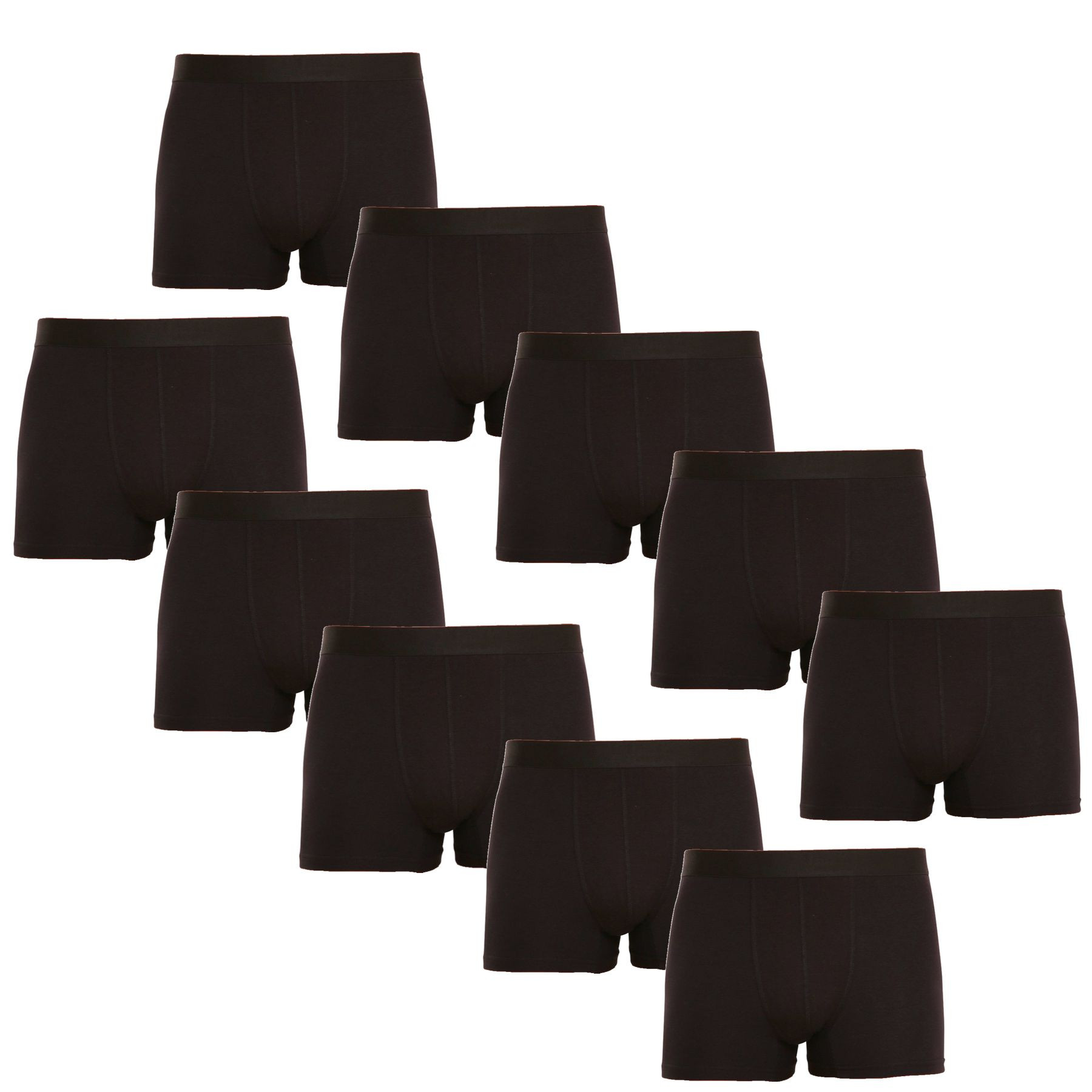 E-shop 10PACK pánské boxerky Nedeto černé