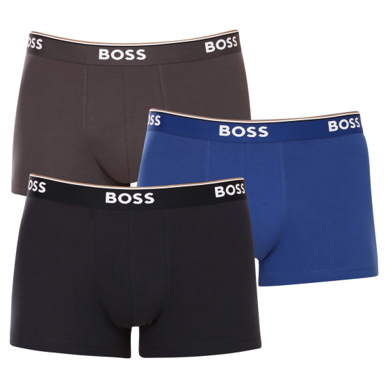 3PACK pánské boxerky Hugo Boss vícebarevné (50475274 487)