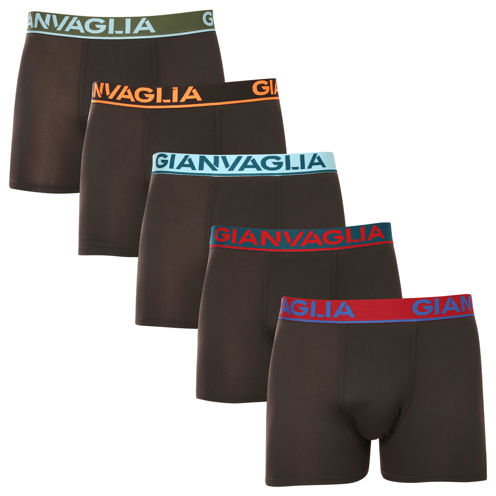 E-shop 5PACK pánské boxerky Gianvaglia černé