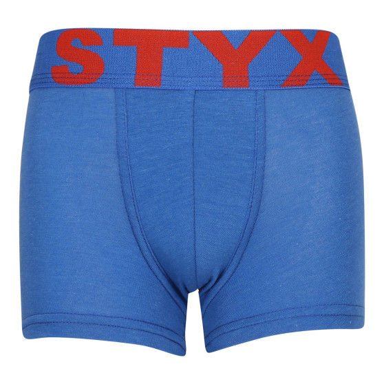 Dětské boxerky Styx sportovní guma modré (GJ967)