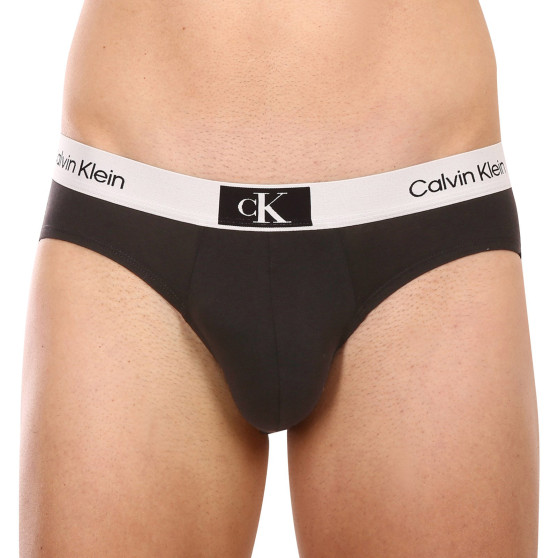 7PACK pánské slipy Calvin Klein černé (NB3581A-CDB)
