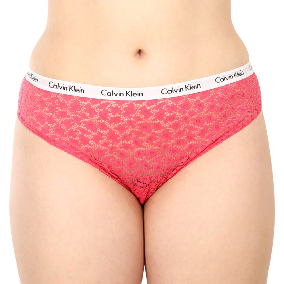 3PACK dámské kalhotky Calvin Klein nadrozměr vícebarevné (QD3975E-BP3)