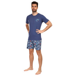 Pánské pyžamo Cornette Blue Dock modré (326/104)