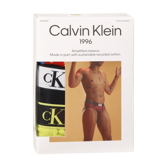 3PACK pánské slipy Calvin Klein vícebarevné (NB3527A-DY0)