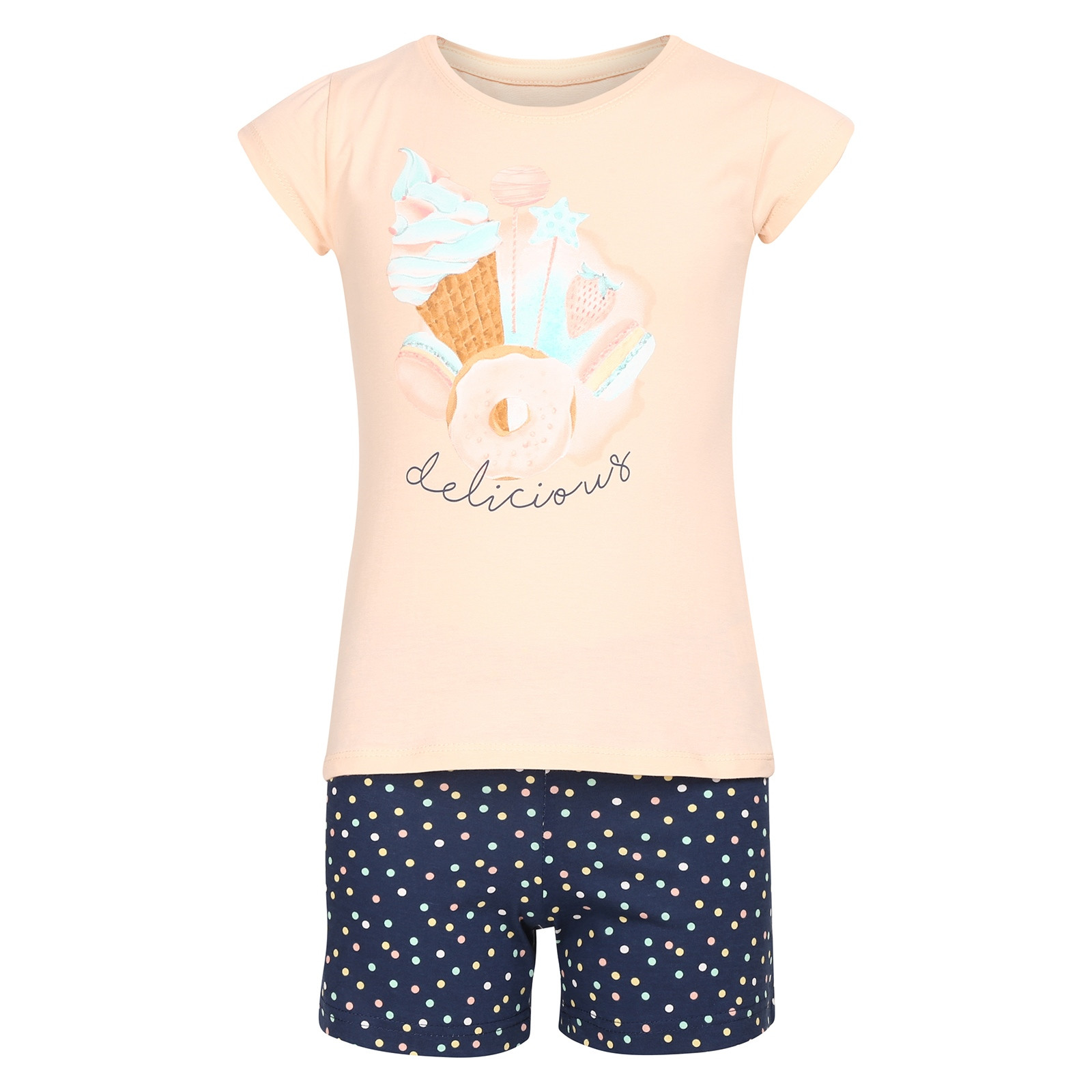 E-shop Dívčí pyžamo Cornette Delicious vícebarevné