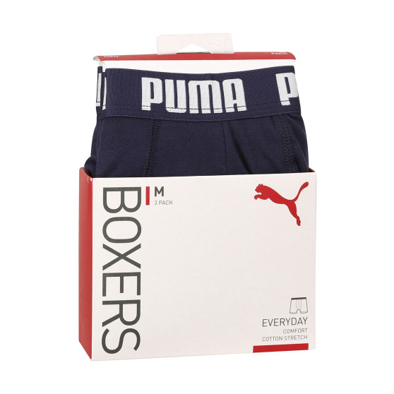 3PACK pánské boxerky Puma modré (701206546 002)