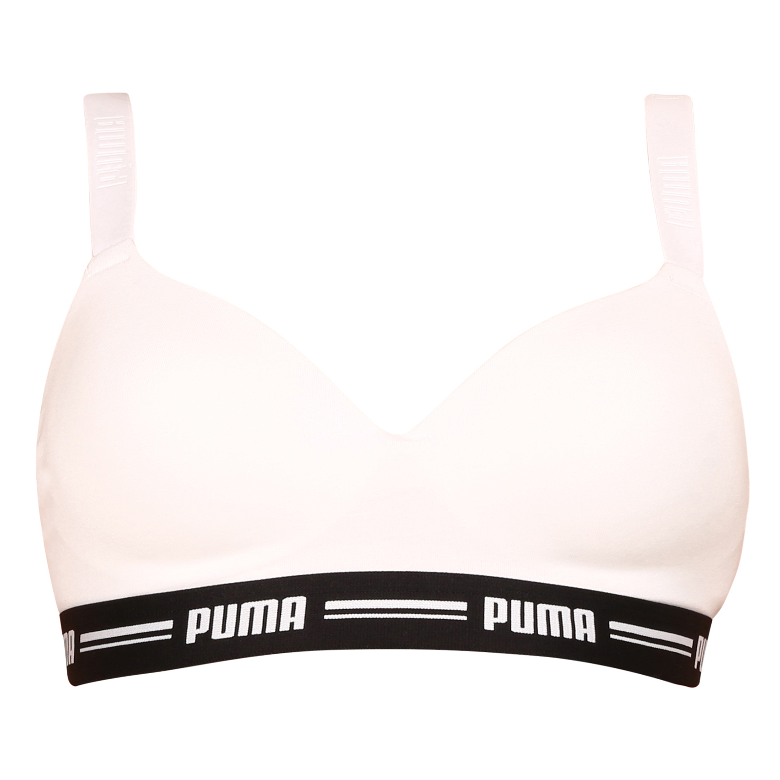 E-shop Dámská sportovní podprsenka Puma bílá