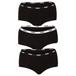 3PACK dámské kalhotky Puma černé (503006001 200)