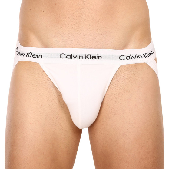 3PACK pánské jocksy Calvin Klein bílé (NB2623A-100)