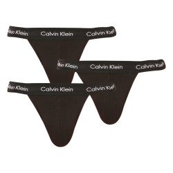 3PACK pánské jocksy Calvin Klein černé (NB2623A-UB1)