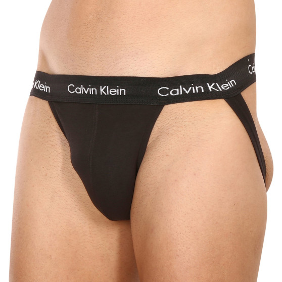 3PACK pánské jocksy Calvin Klein černé (NB2623A-UB1)