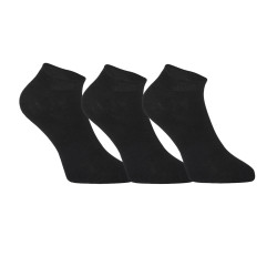 3PACK ponožky Styx nízké bambusové černé (3HBN960) 