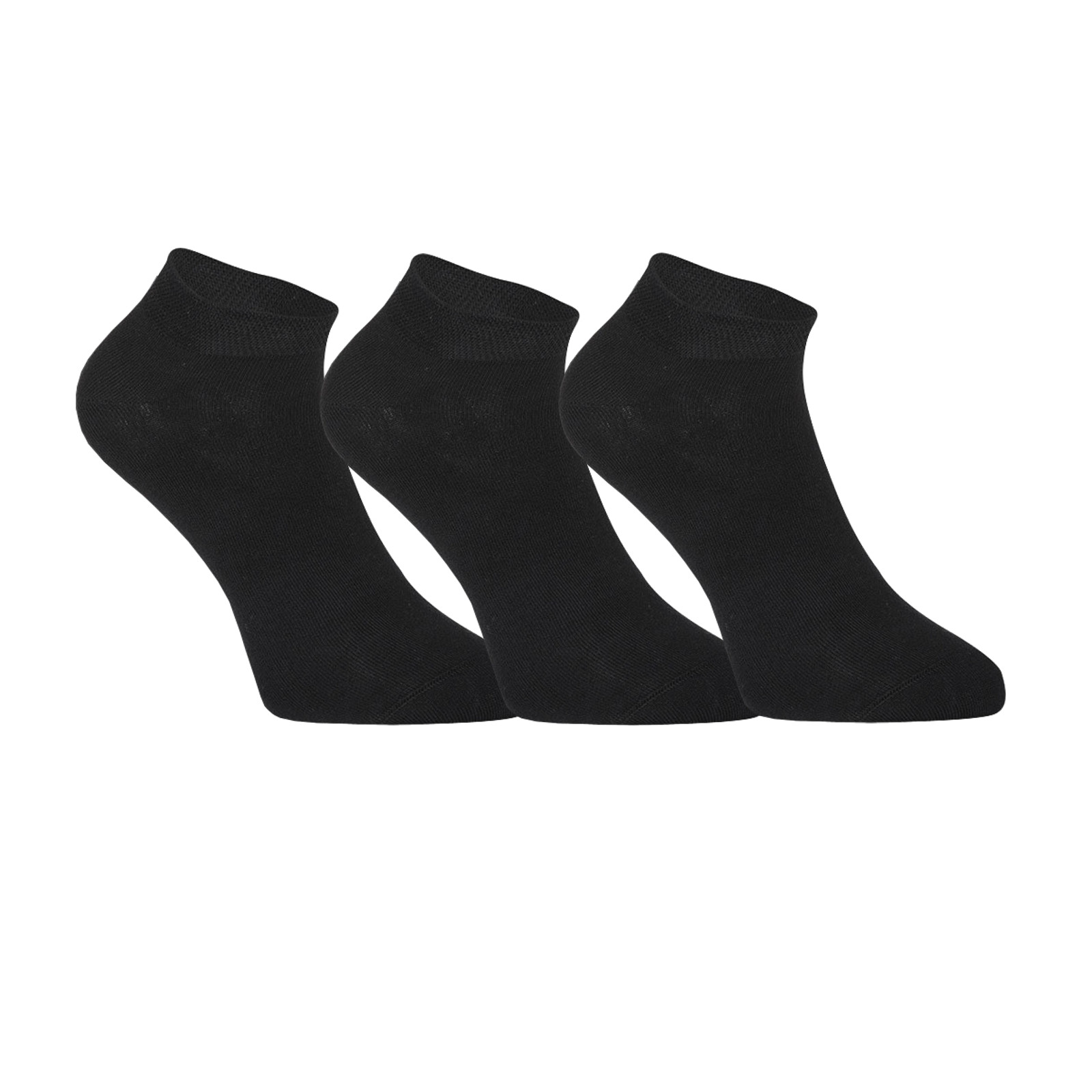 E-shop 3PACK ponožky Styx nízké bambusové černé