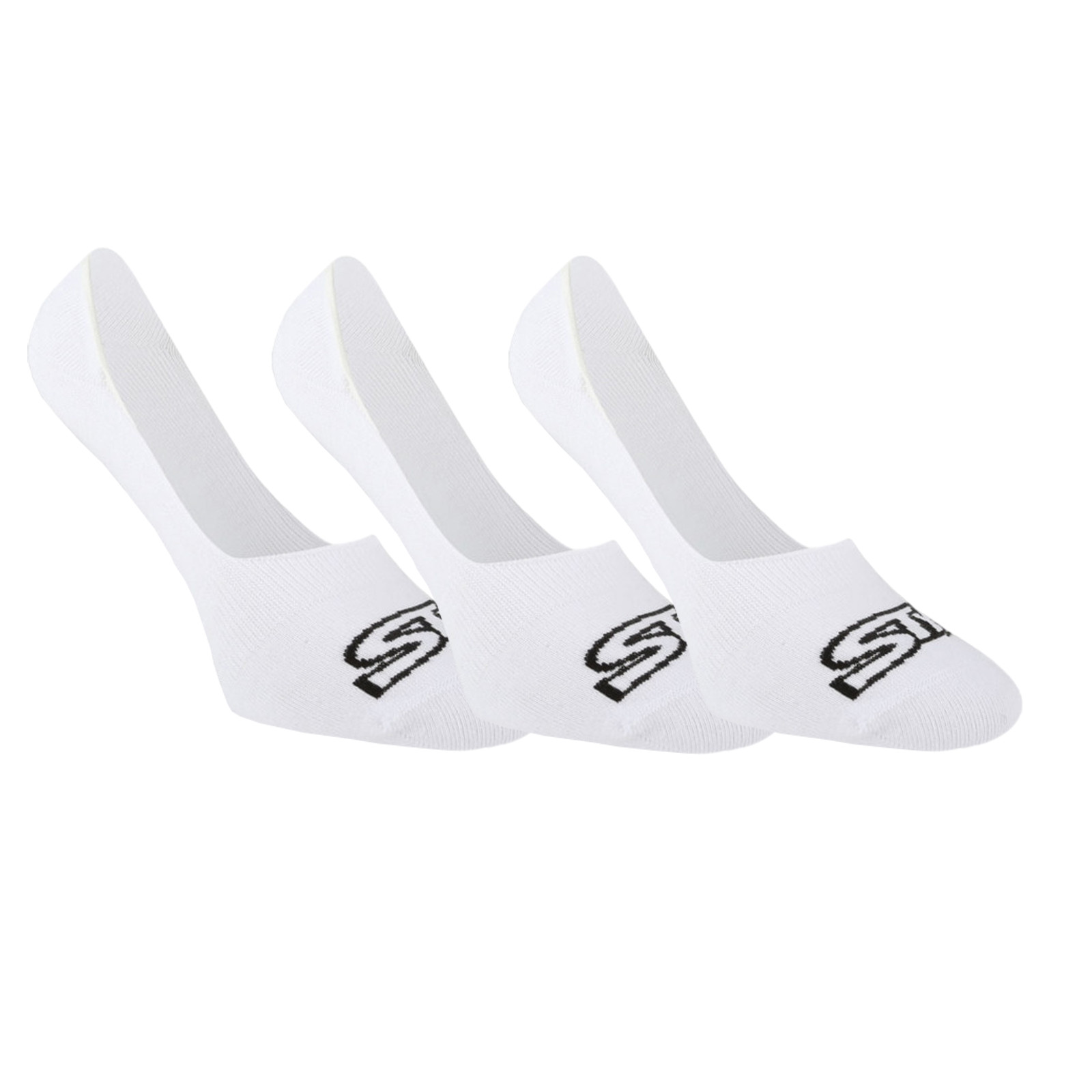 E-shop 3PACK ponožky Styx extra nízké bílé